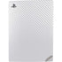 White Carbon Fiber Specialty Texture Material PS5 Digital Edition Console Skin